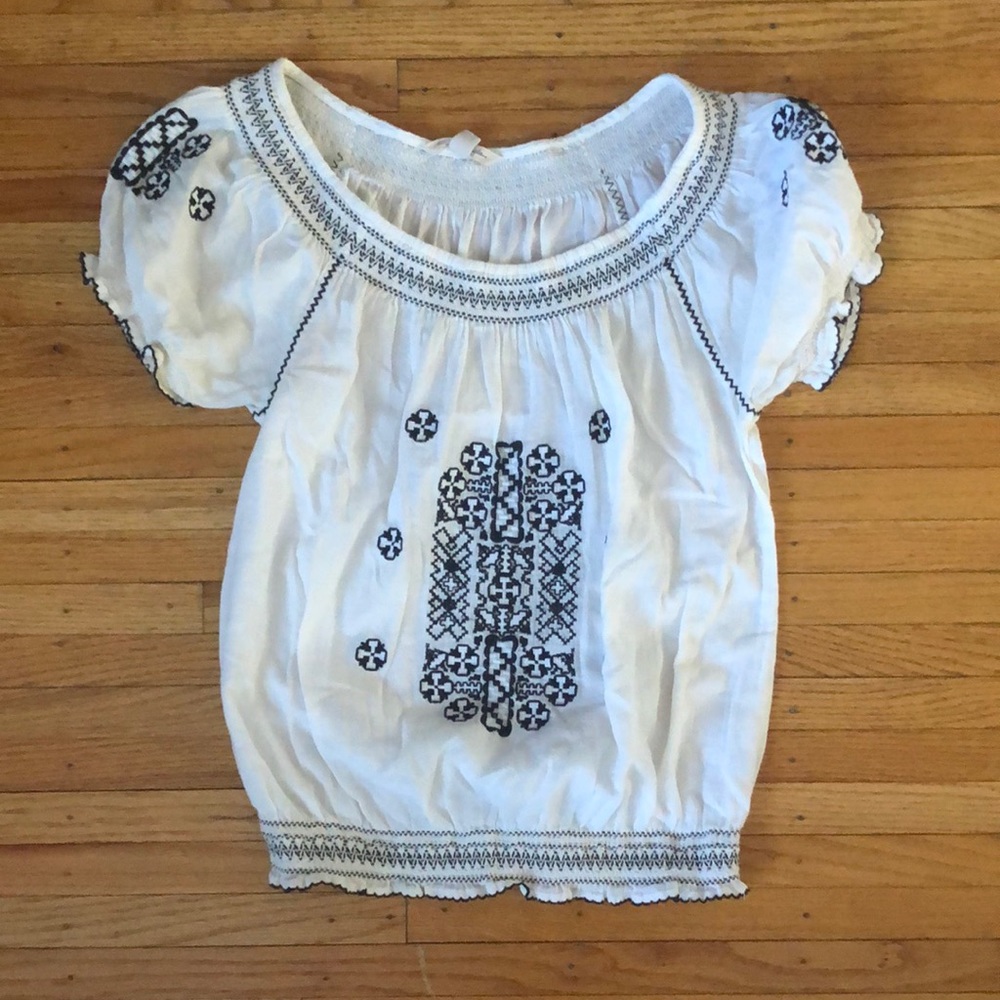 American Eagle Outfitters peasant blouse XS